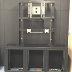 モニター棚/ウォールタイプ 納入事例5